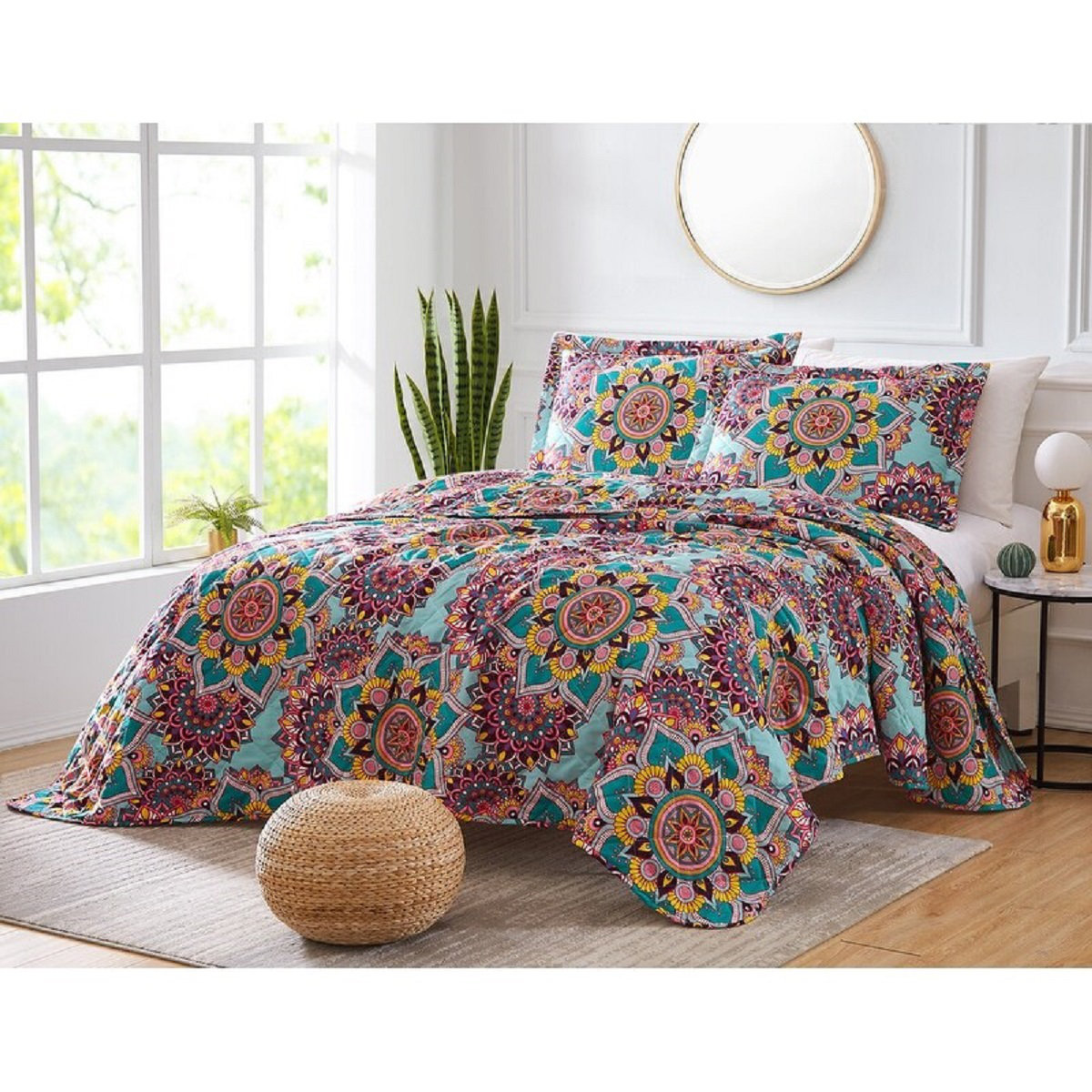 Adore the Decor Sateen Quilt Set Wayfair