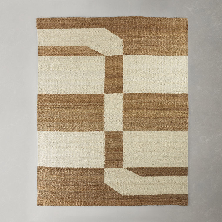 Hand Woven 100% Sisal Durable Eco Friendly Solid Modern Brown Kavali Area Rugs 