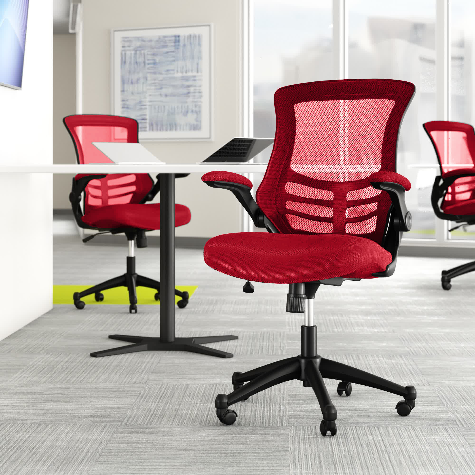 Details about   Red Office Chairs 