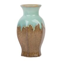 Brown/Floating Blue Vase #2