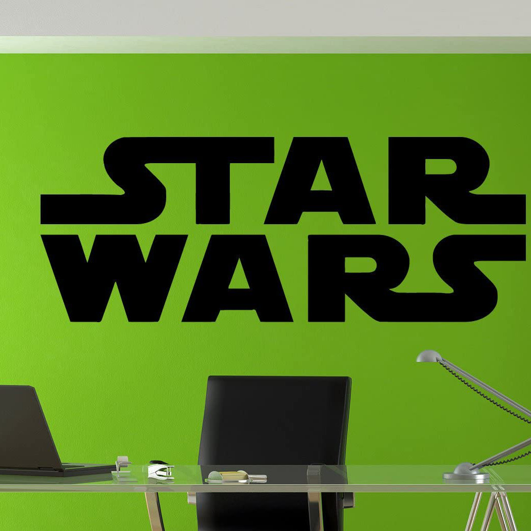 Stickalz Star Wars Logo Wall Decal Wayfair