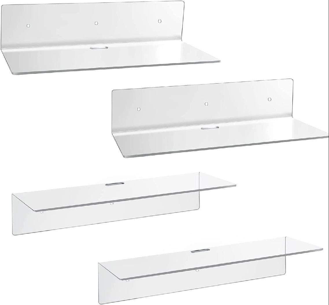 Latitude Run® 4 Piece Acrylic Floating Shelf Wayfair
