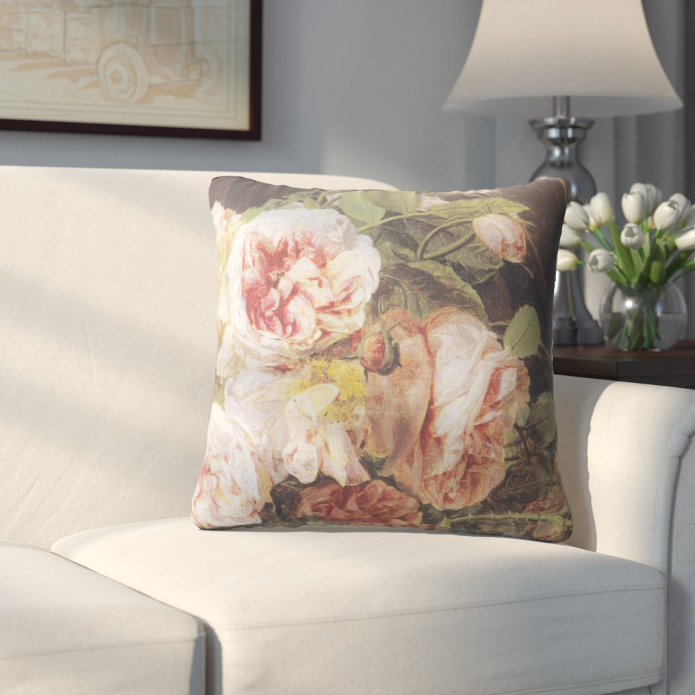 Alcott Hill® Lebaron Cotton Floral Euro Pillow & Reviews Wayfair