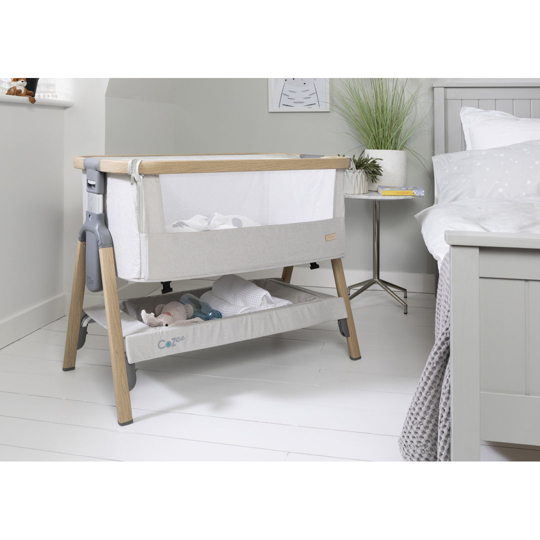 Tutti Bambini Beistellbett CoZee Farbe: Silber