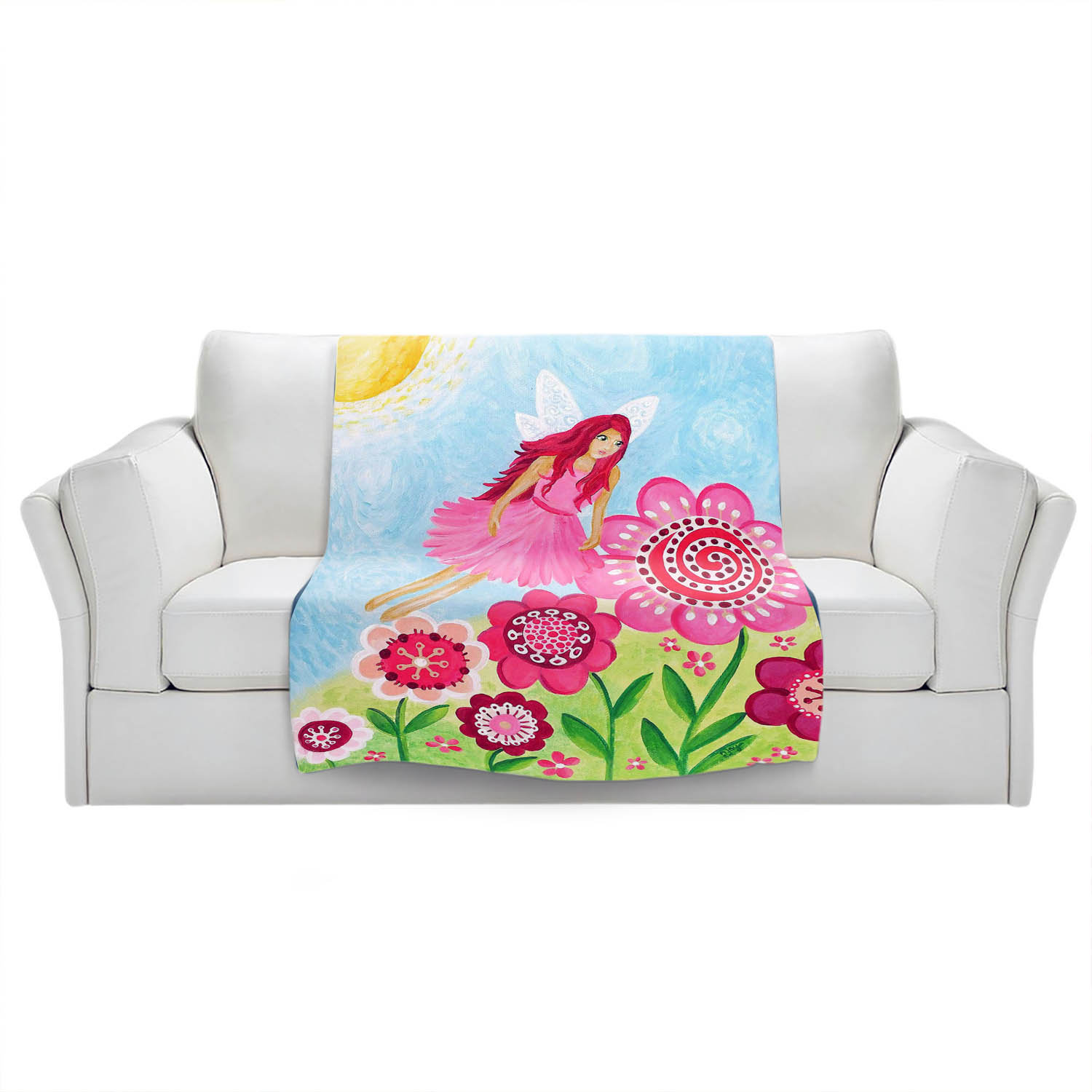 Harriet Bee DeGrailly Flower Fairy Blanket Wayfair