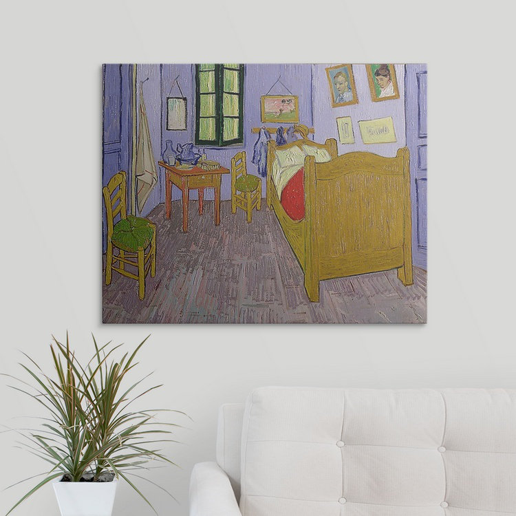 Vault W Artwork Van Goghs Bedroom At Arles, 1889 by Vincent Van Gogh