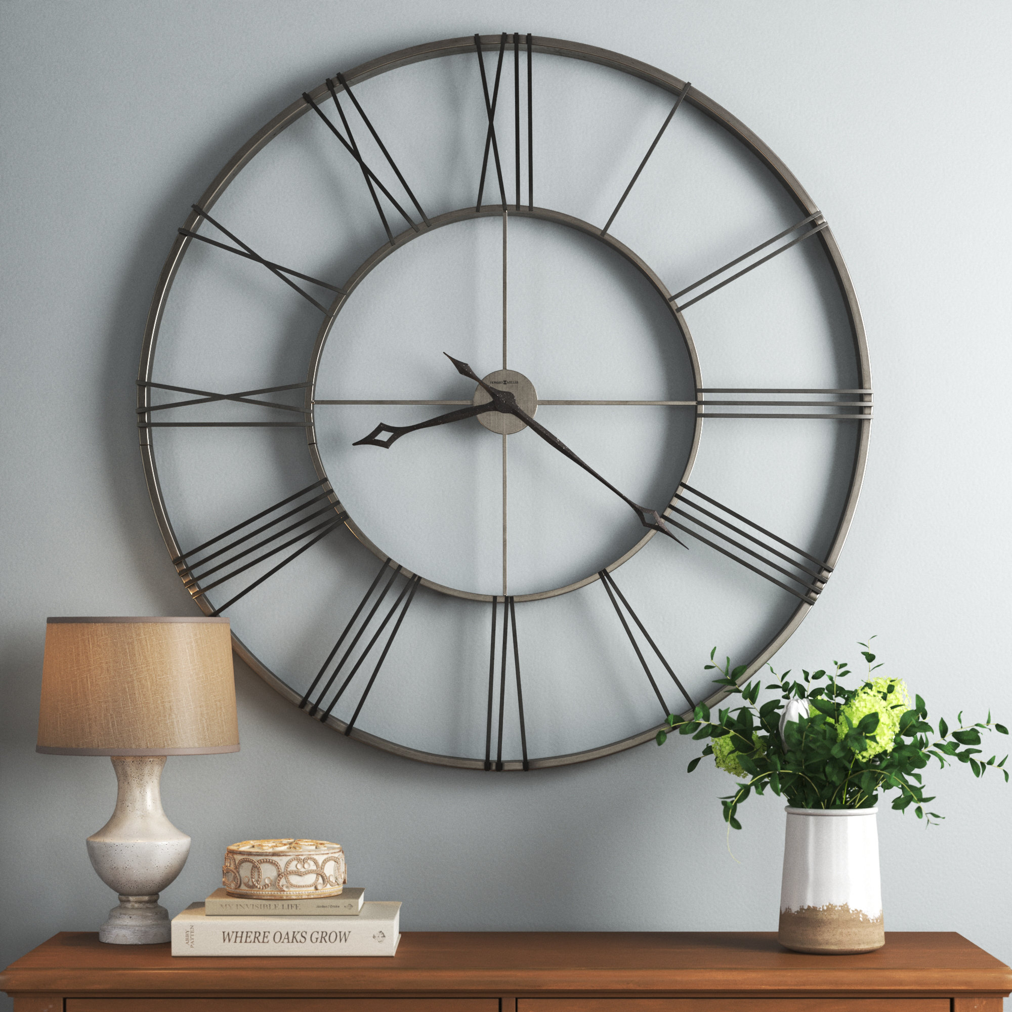 Howard Miller Stockton Metal Wall Clock & Reviews Wayfair