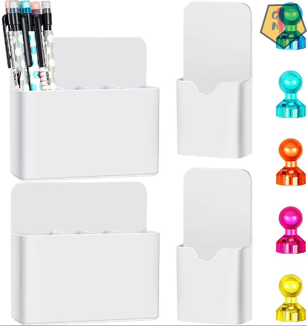 GN109 4 Pieces Marker Pen Holders With Colorful Board