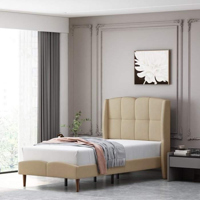 Red Barrel Studio® Upholstered Bed & Reviews | Wayfair
