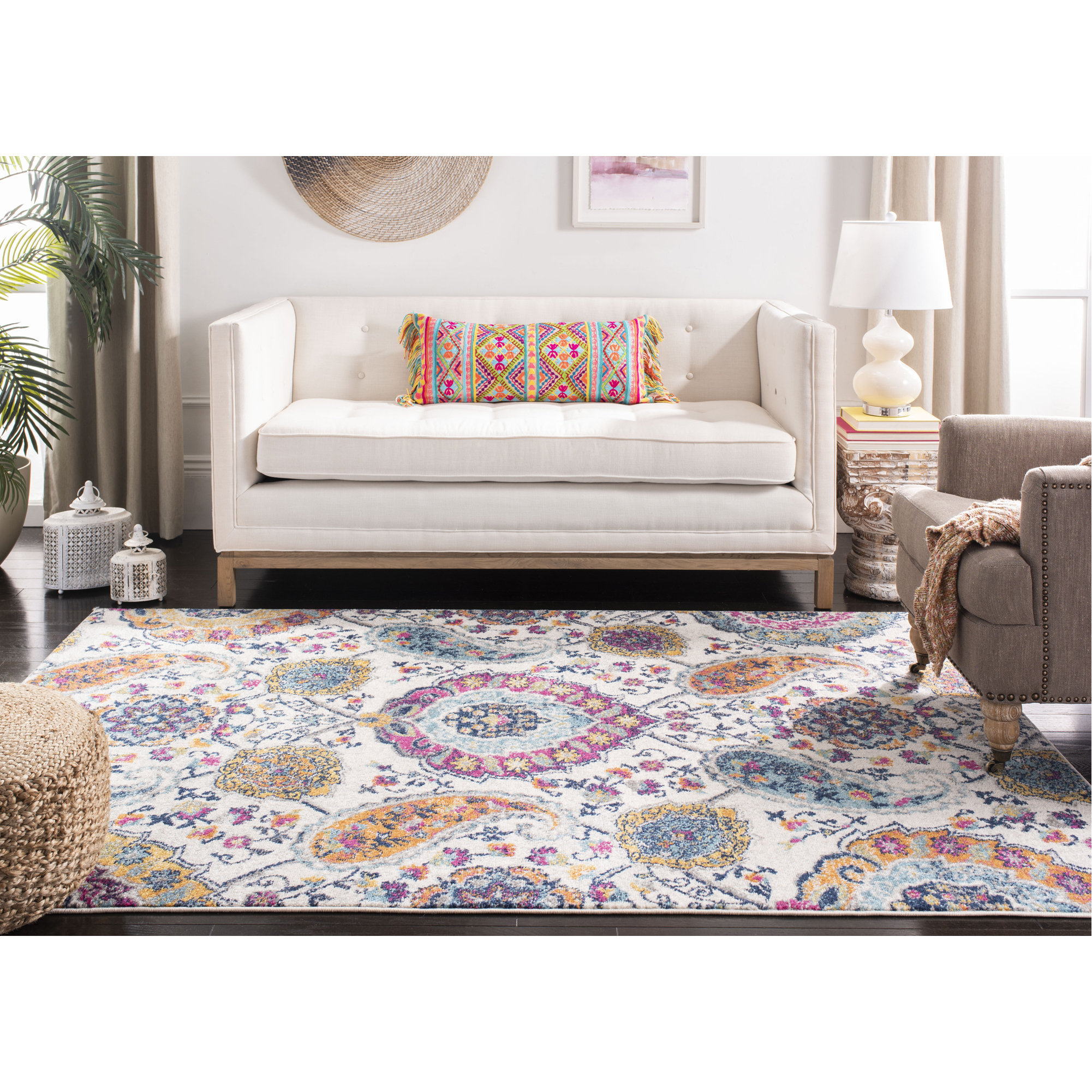 Langley Street Felty Paisley Area Rug & Reviews Wayfair