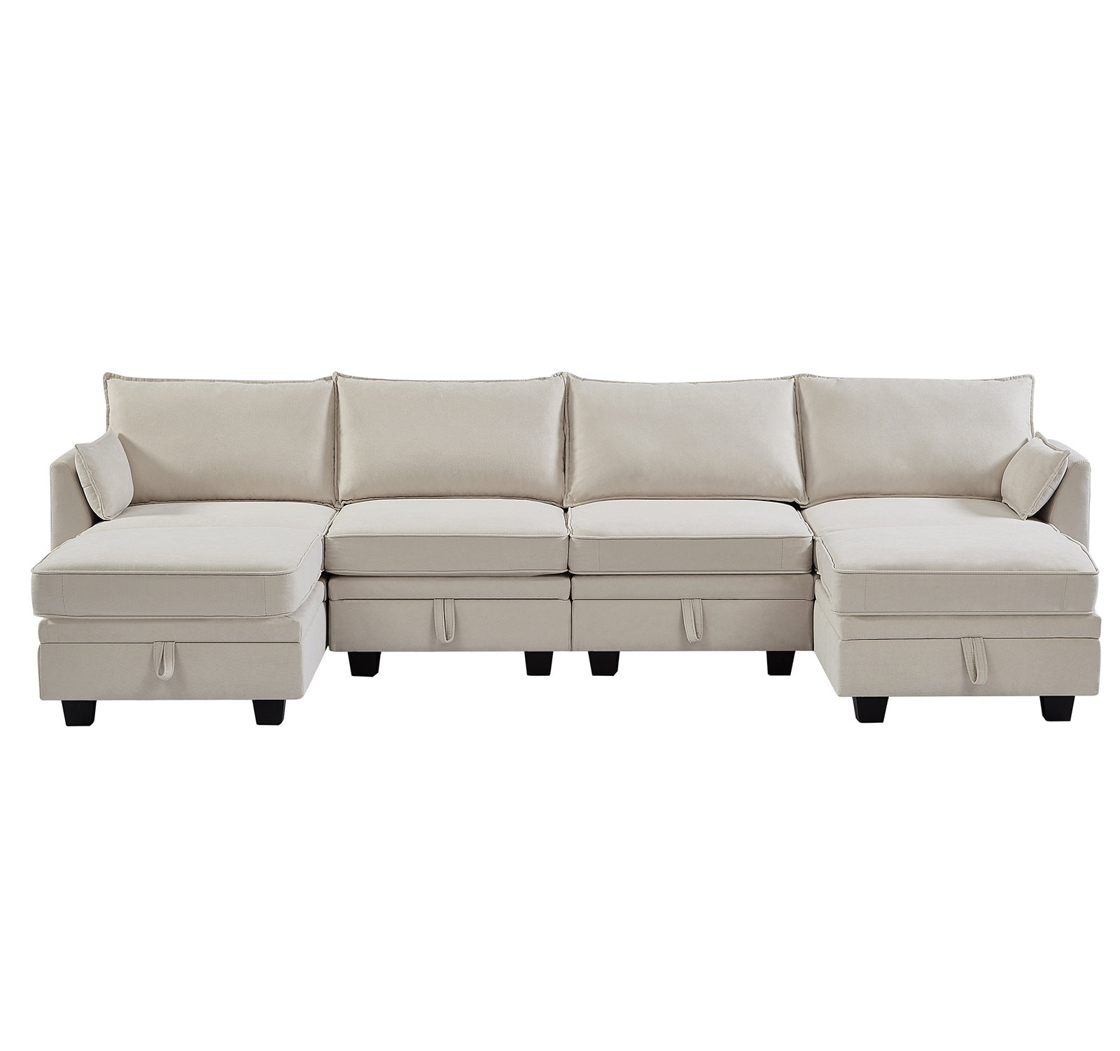 Latitude Run® 115" Wide Reversible Modular Sofa & Chaise Wayfair
