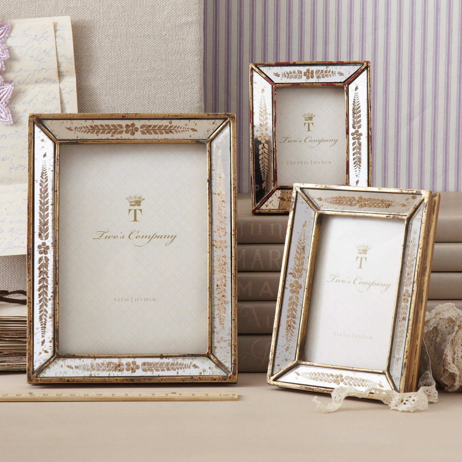 NEW 5 x 7 Special Moments Textured Gold Plastic Picture Frame 