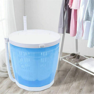 for Dormitory Apartment YICOL Portable Manual Non-Electric Washer,Camping Washing Machine Compact Spin Dryer Camping Laundry Alternative 