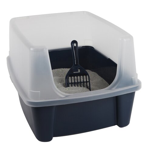 Zoey Tails Plastic Standard Litter Box with Scoop & Reviews | Wayfair