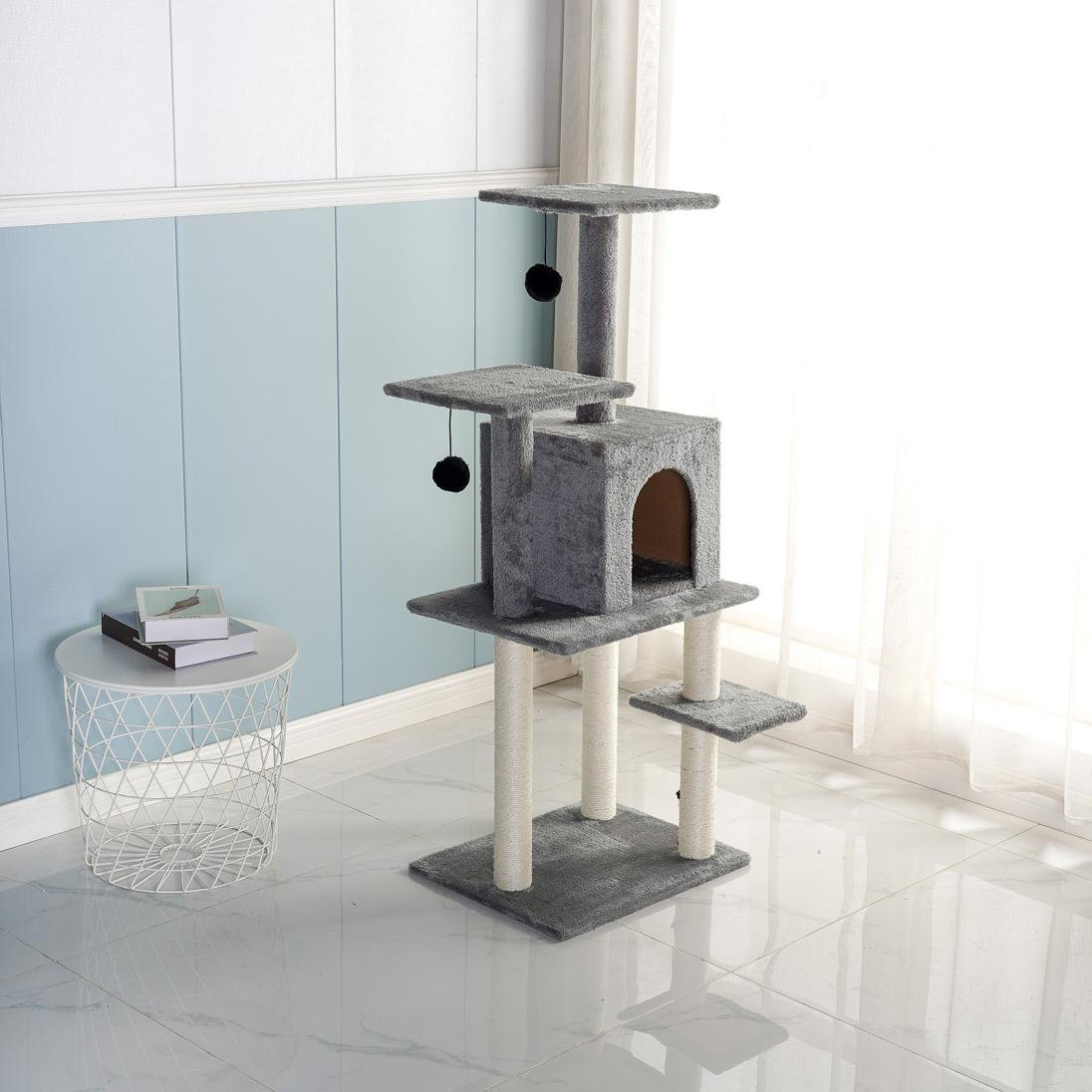 Tucker Murphy Pet™ Cat Tree 49" Cat Tower Wayfair Canada
