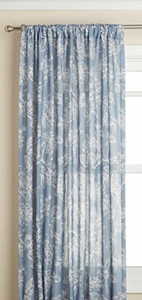 Charlton Home® Lise Polyester Semi-Sheer Curtain Panel | Wayfair
