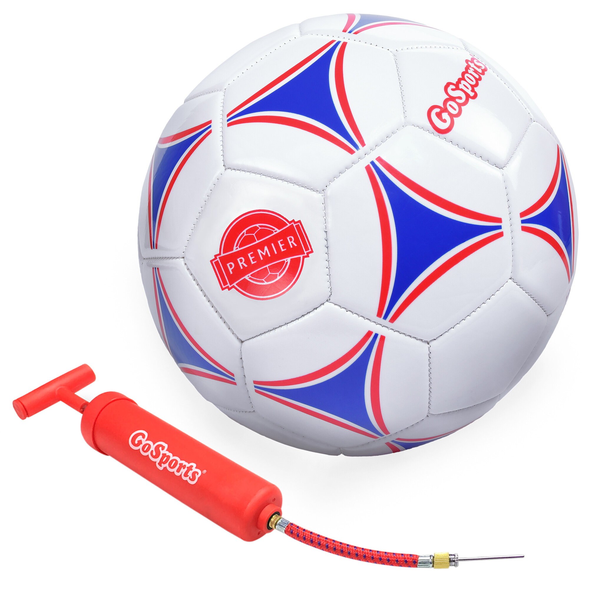 GoSports Classic Soccerball with Premium Pump Size 4 