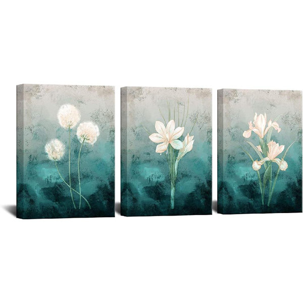 Winston Porter 3 Piece Wrapped Canvas Graphic Art Set | Wayfair