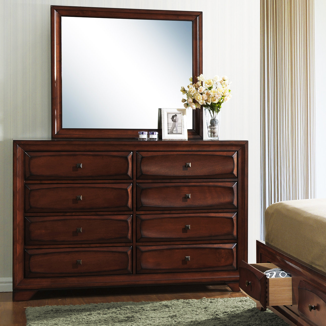 Winston Porter Beagan 8 Drawer Dresser & Reviews Wayfair
