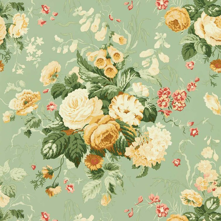 Sanderson Stapleton Park Floral Wallpaper Roll by Pat Etheridge | Perigold