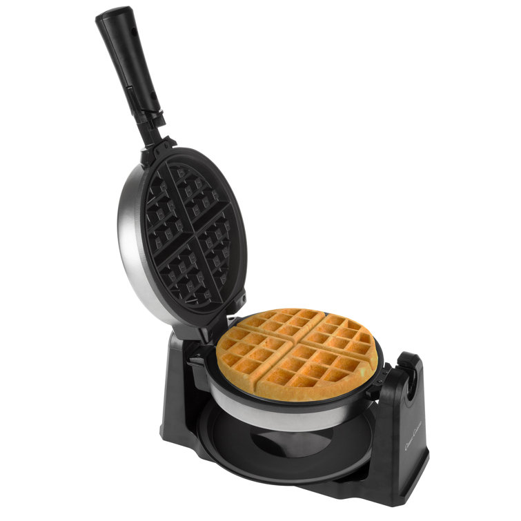 belgian style flip waffle maker