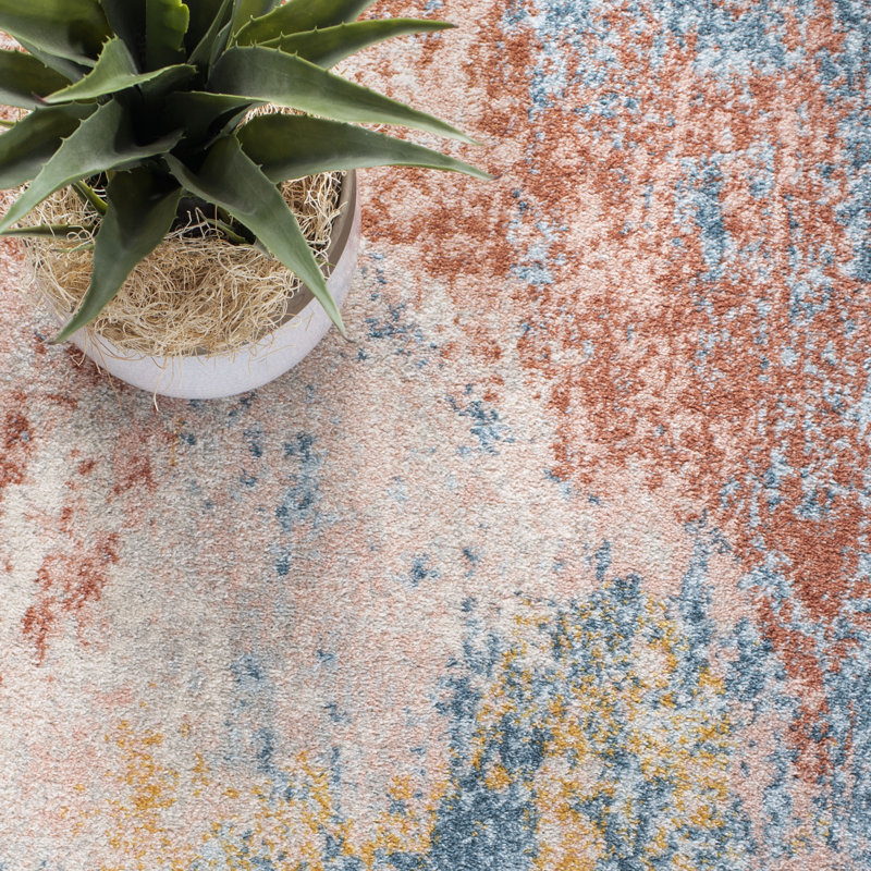 Ivy Bronx Joycelyn Looped/Hooked Ivory Rug & Reviews | Wayfair.co.uk