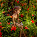 Design Toscano St. Fiacre, de patroonheilige van de tuinman, gotische steen Design Toscano St. Fiacre, de patroonheilige van de tuinman, gotische steen