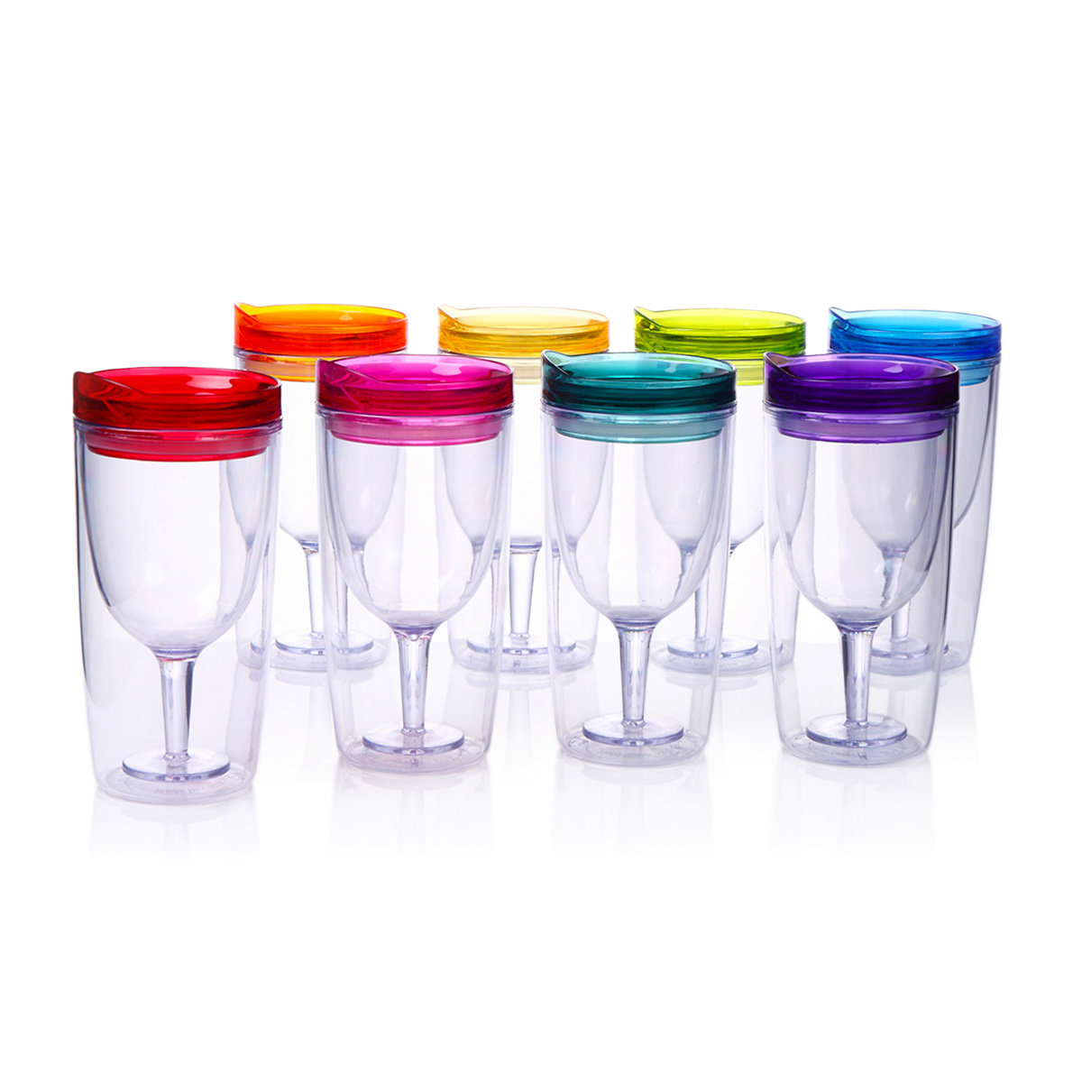 Cupture Insulated 10 oz. Acrylic All Purpose Wine Glass & Reviews | Wayfair