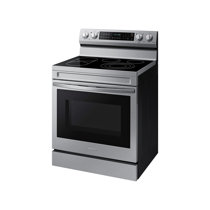 freestanding electric range with convection oven