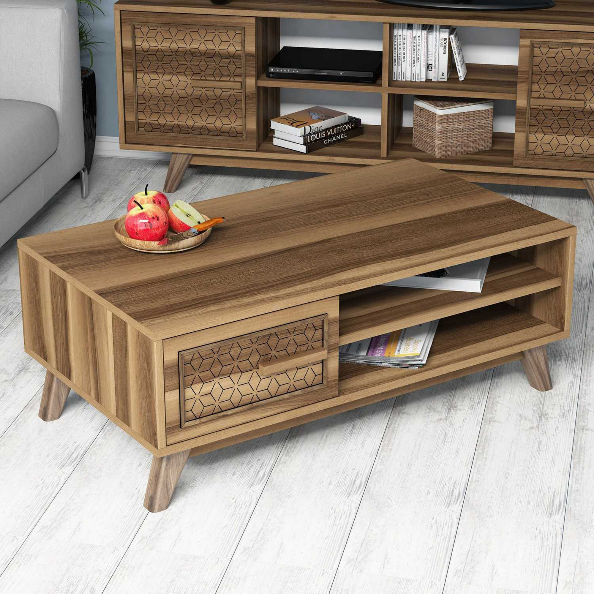 East Urban Home Croft Coffee Table with Storage Wayfair
