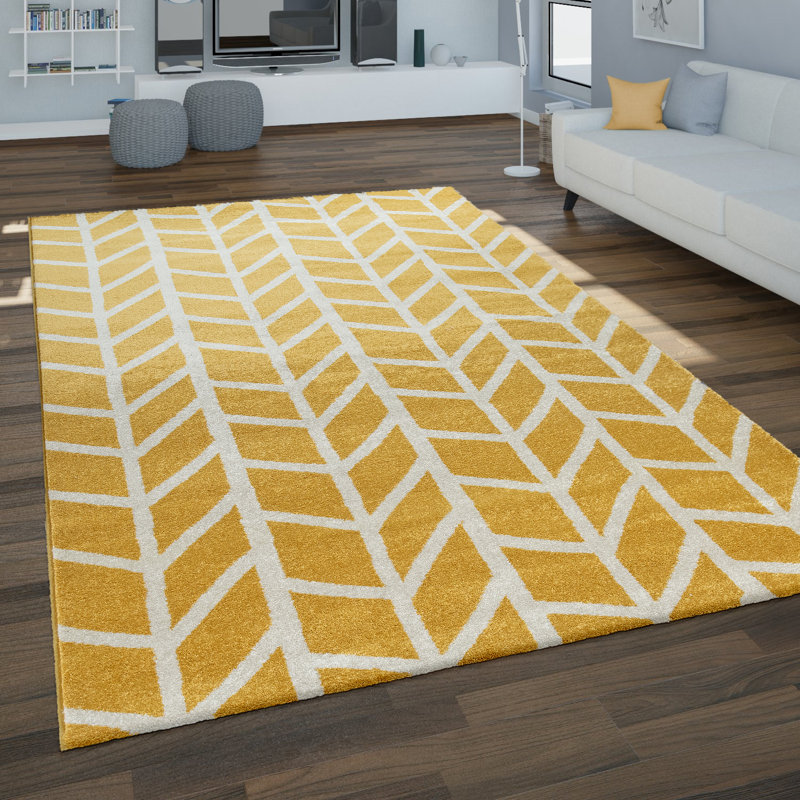 17 Stories Yellow Rug & Reviews | Wayfair.co.uk