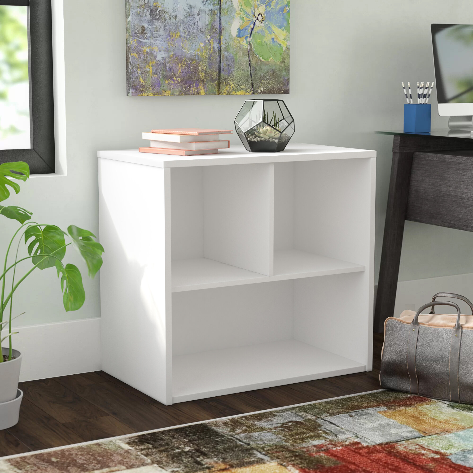 Beautiful Modern Lokken 3 Cube Shelves Ideal For Living Room For Books or Photo. 