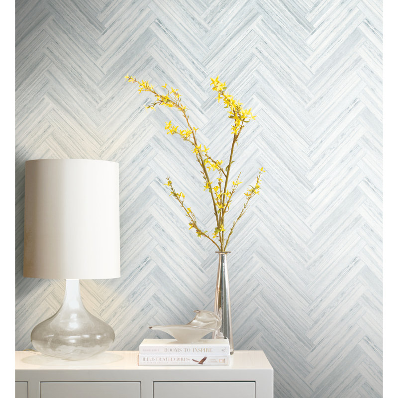 York Wallcoverings Hermosa Herringbone Peel & Stick Wallpaper | Wayfair