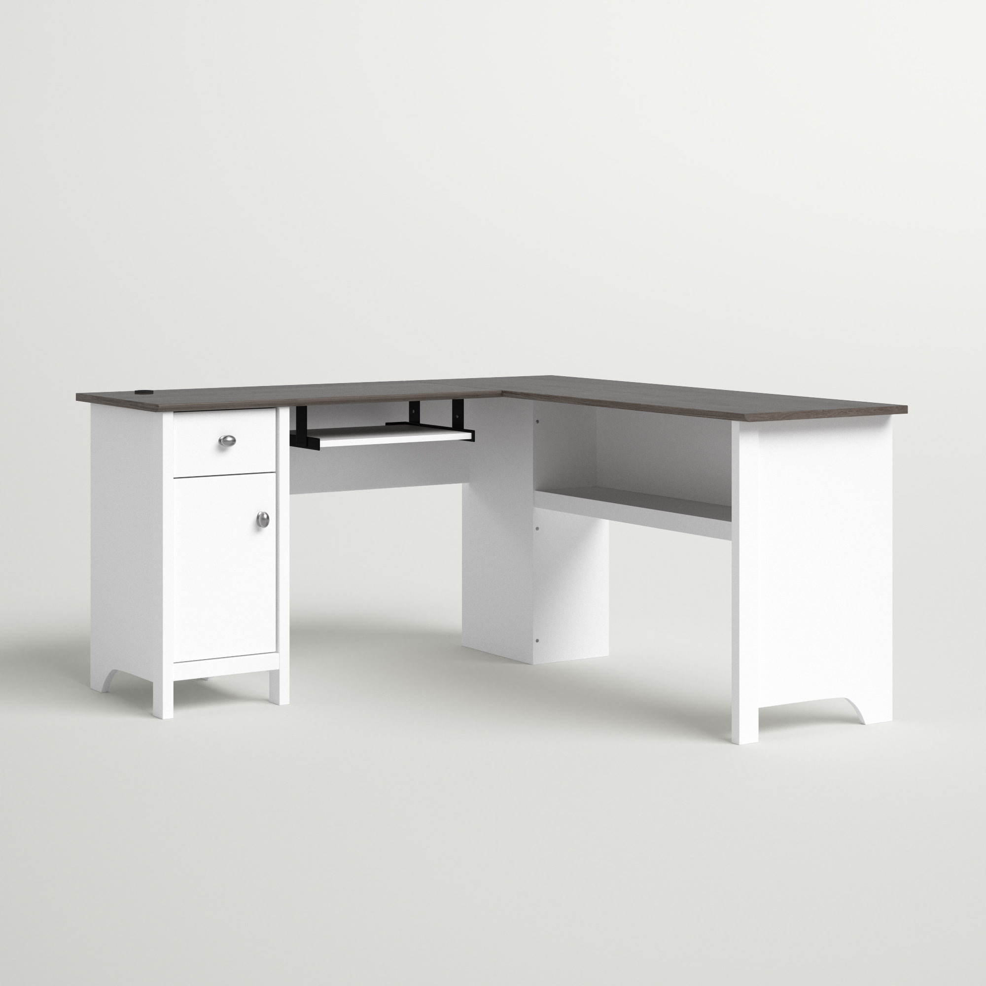 Three Posts™ Heid L-Shape Desk & Reviews | Wayfair