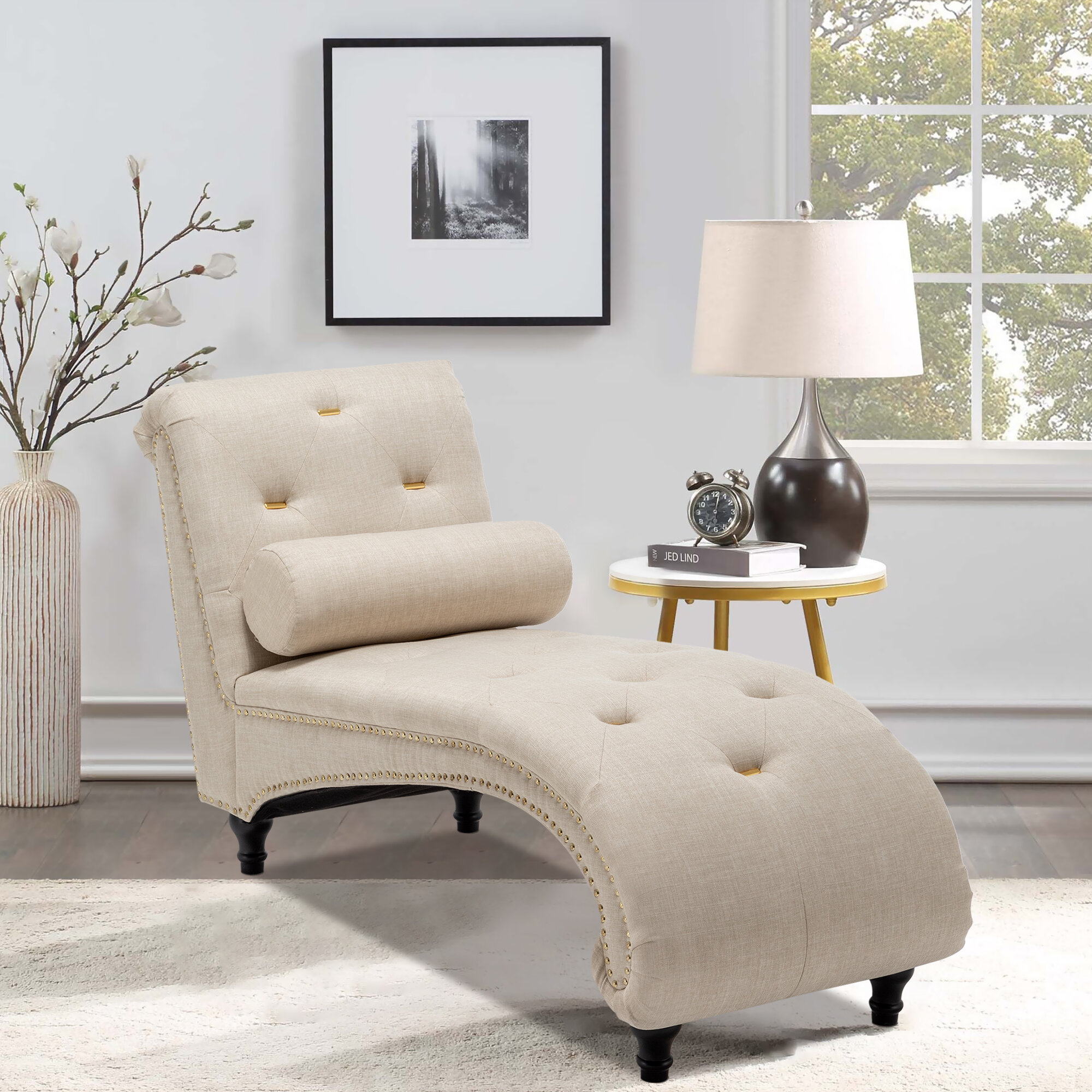 Lavardens Upholstered Chaise Lounge