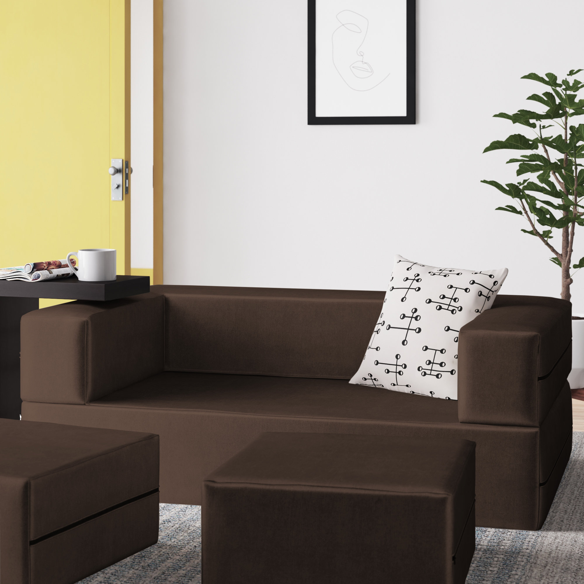 Zipcode Design™ Eugene 61'' Upholstered Loveseat & Reviews Wayfair