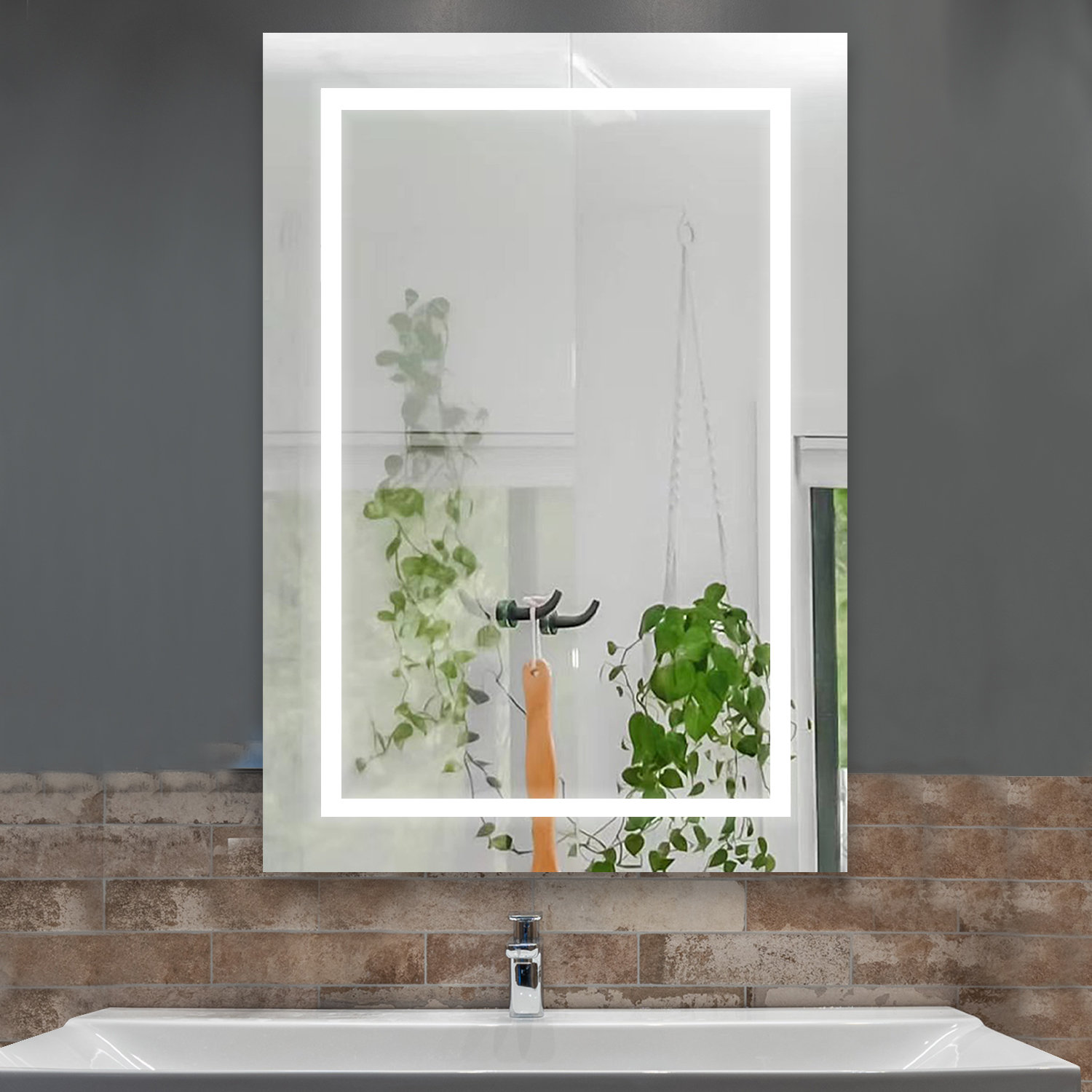 Wrought Studio Aylanie Surface Mount Framed 1 Door Medicine