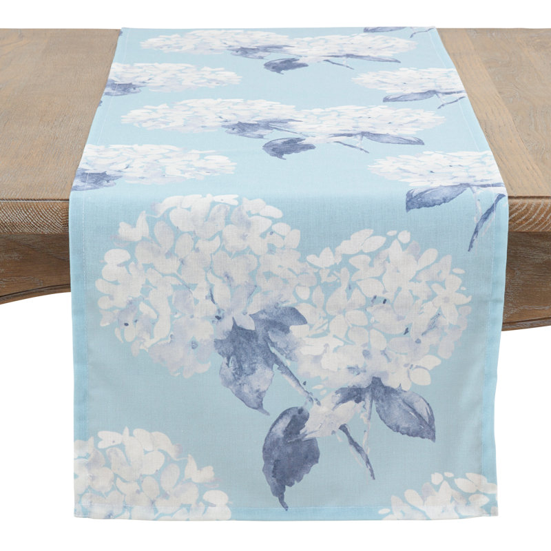 Gracie Oaks Paderne Rectangle Floral Polyester Table Runner & Reviews ...