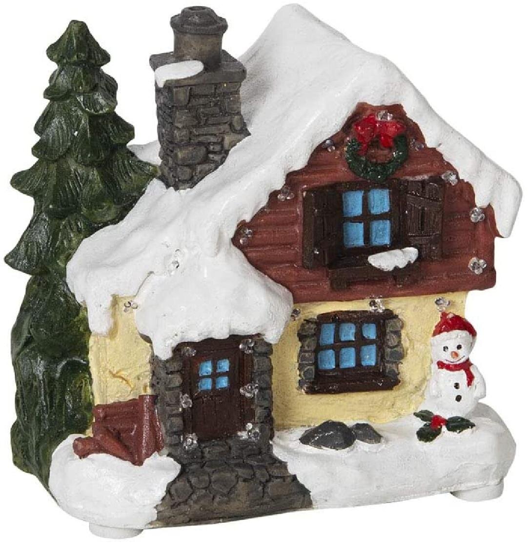 The Holiday Aisle® Christmas Scene House Village And Figurines With ...