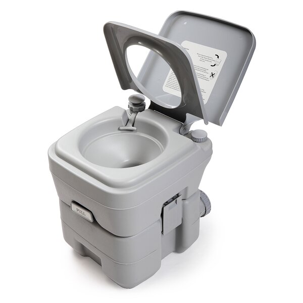 10L Portable WC Camping Toilet Potty Seat Outdoor Mobile Car Travel Removable 