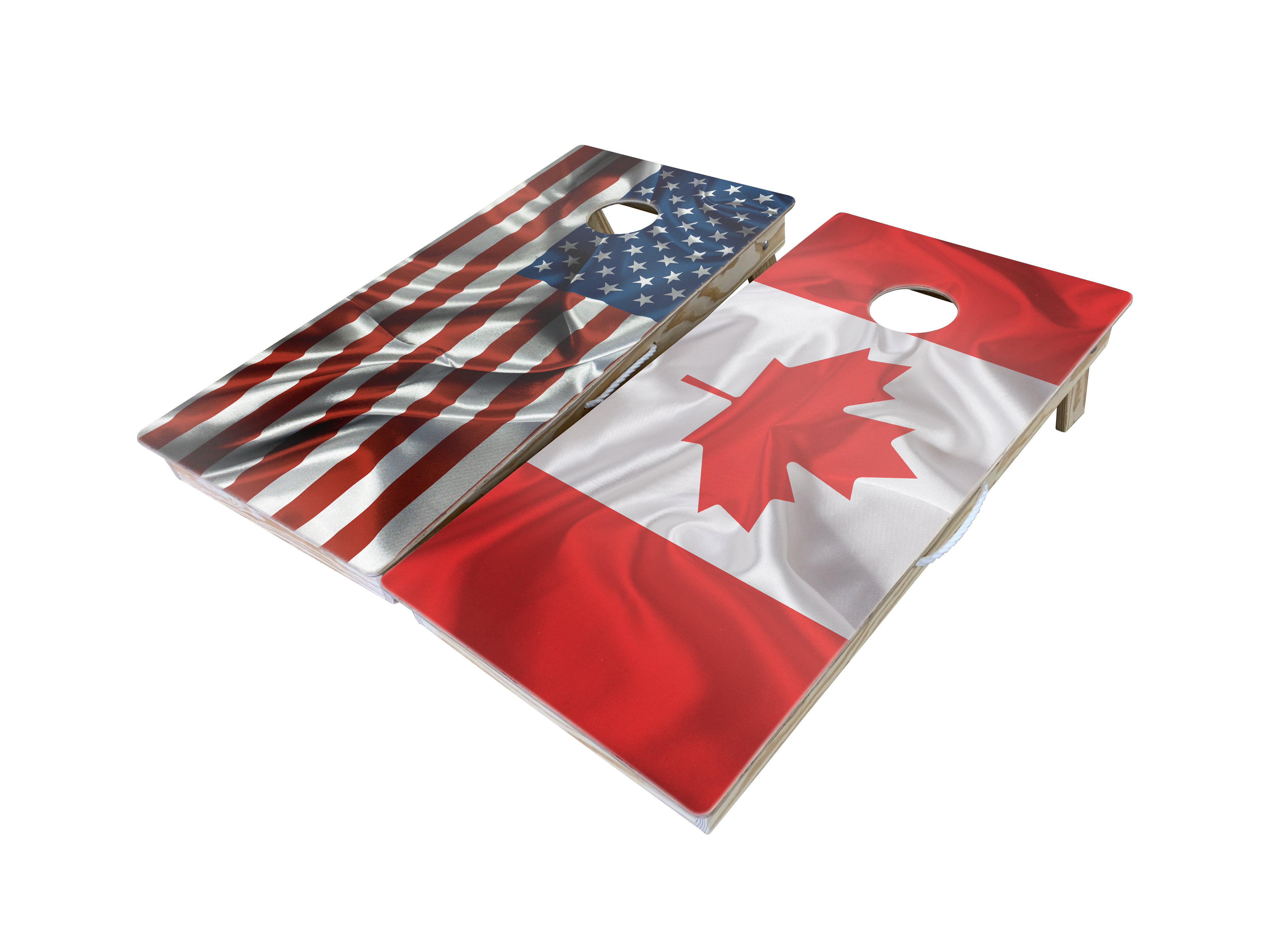 Premium American Flag Cornhole Game Set