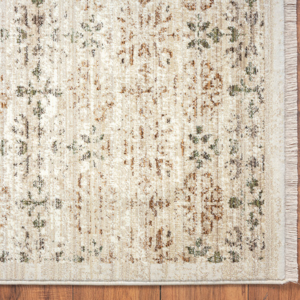 Bungalow Rose Evita Performance Ivory Rug | Wayfair