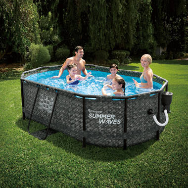 Details about   LADER Family Inflatable Swimming Pool 150" X 72" X 22" Full-Sized Inflatable 