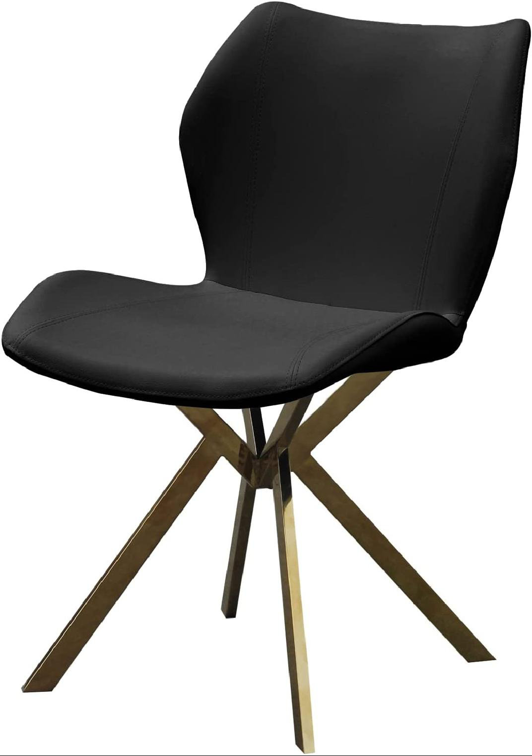 Homlpope Polyurethane Metal Solid Back Parsons Chair Wayfair