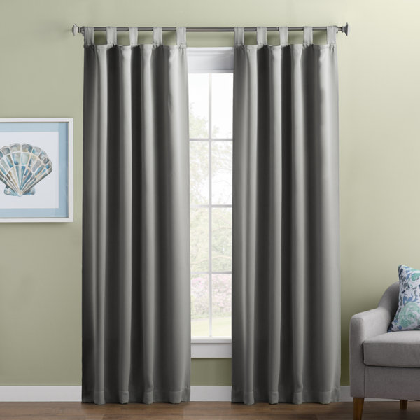 curtains with tabs at the top