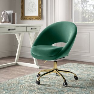 Green Velvet Office Chair | Wayfair