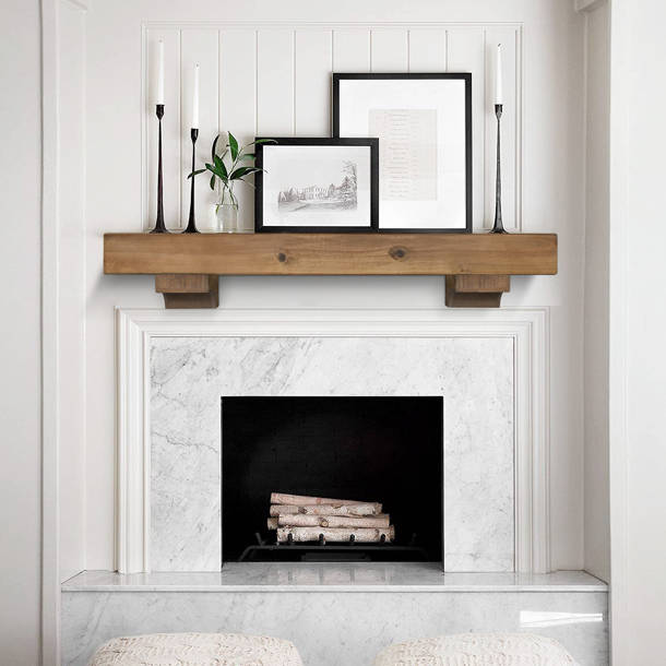 Loon Peak® Senda Fireplace Shelf Mantel & Reviews | Wayfair