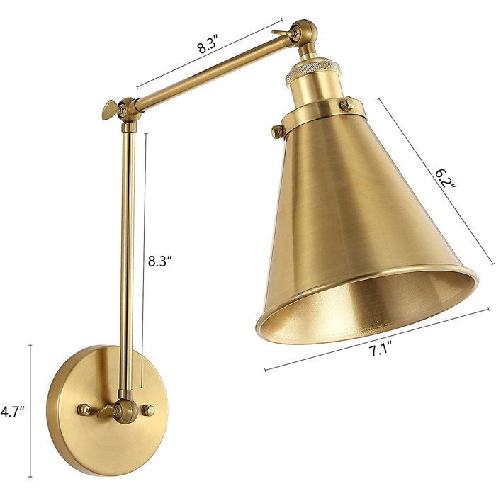 Everly Quinn Swing Arm Sconce | Wayfair