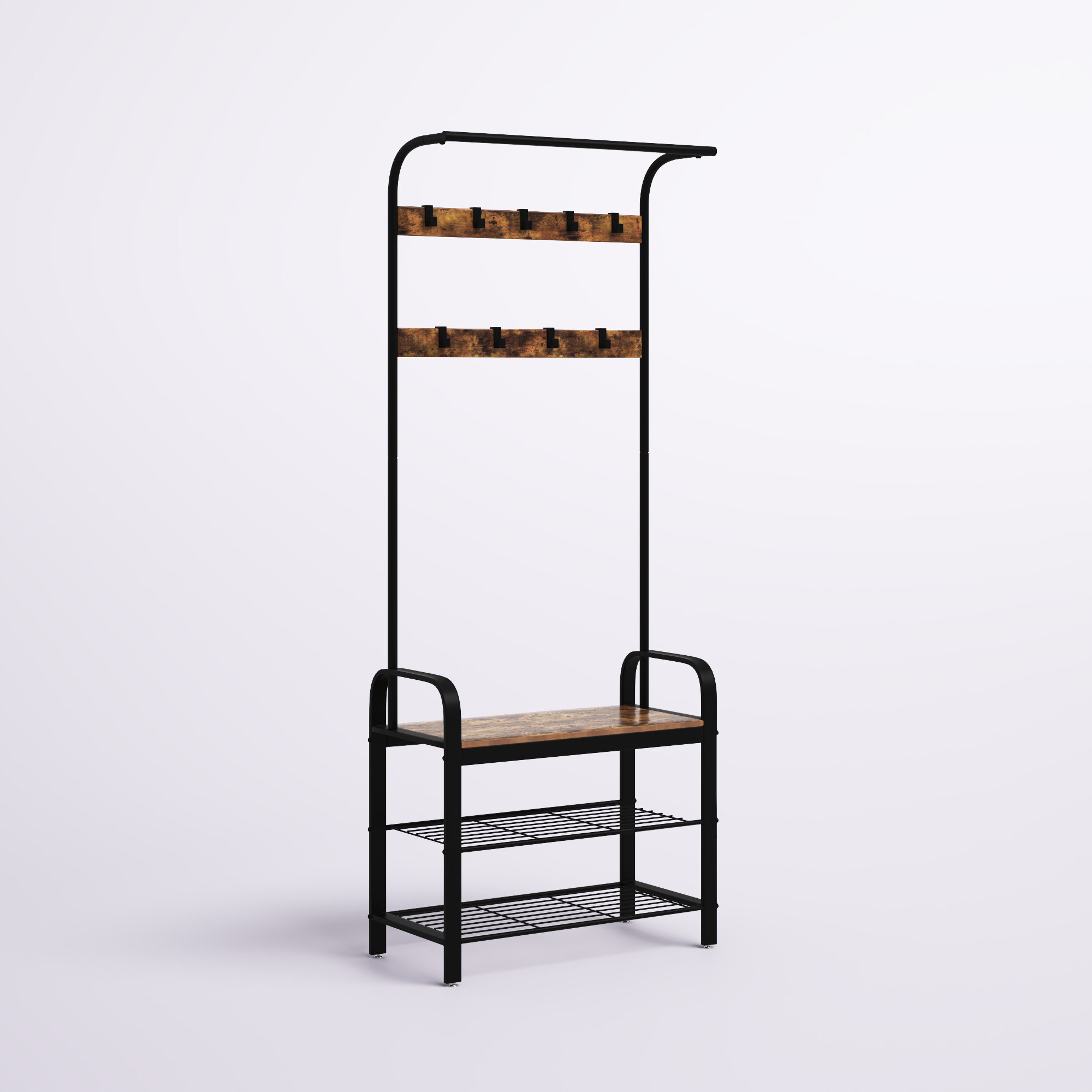 Mistana™ Odysseus Hall Tree with Bench and Shoe Storage & Reviews Wayfair Canada