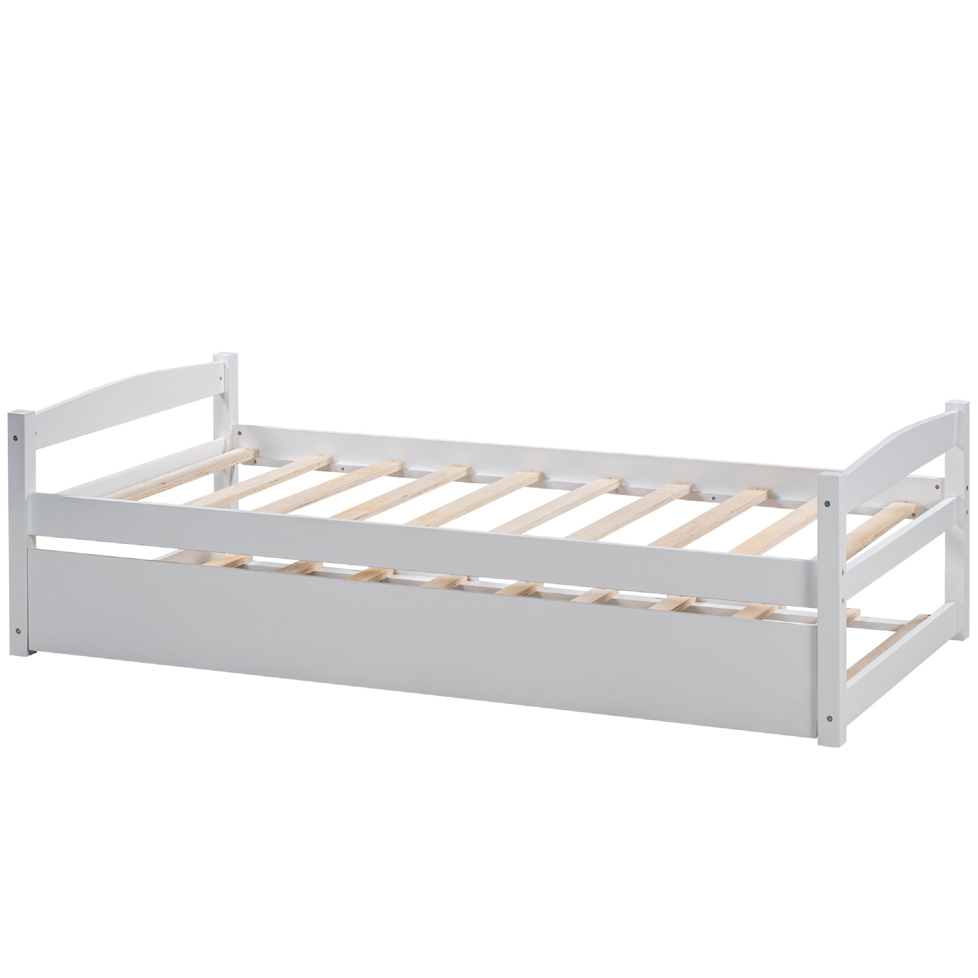 Harriet Bee Vosgan Solid Wood Daybed with Trundle & Reviews Wayfair